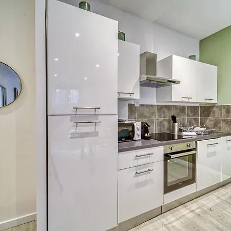 Le Centre 1, Logement Decore Avec Gout Et Moderne Dans L'hypercentre De Boulevard Agutte Sembat, Entierement Equipe Et Amenage Pour Accueillir Confortablement 4 Personnes Гренобль